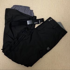 Burton Cool Flavors Dry Ride Snow Pants Black sz Large (includes belt!)